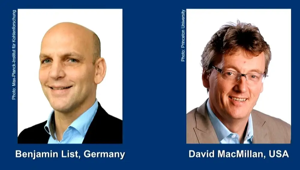 Premiados con el Nobel de Química 2021NOBEL PRIZE.ORG06/10/2021