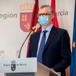 El consejero salud de Murcia Juan José Pedreño