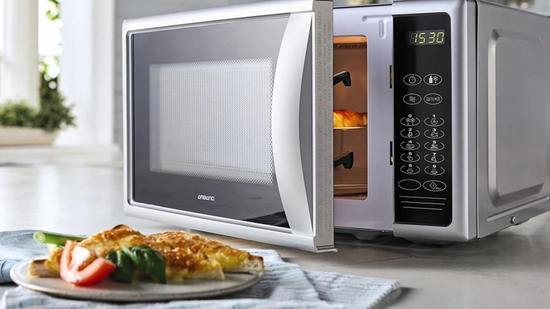 Comida recién salida del horno (microondas)