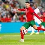 Cristiano Ronaldo con Portugal.