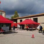 Centro de mando del dispositivo de búsuqeda de un anciano perdido en Santa Eulàlia de Puig-Oriol