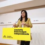 La secretaria general adjunta y portavoz de ERC, Marta Vilalta.EUROPA PRESS11/10/2021