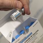 Vial de la vacuna de Janssen