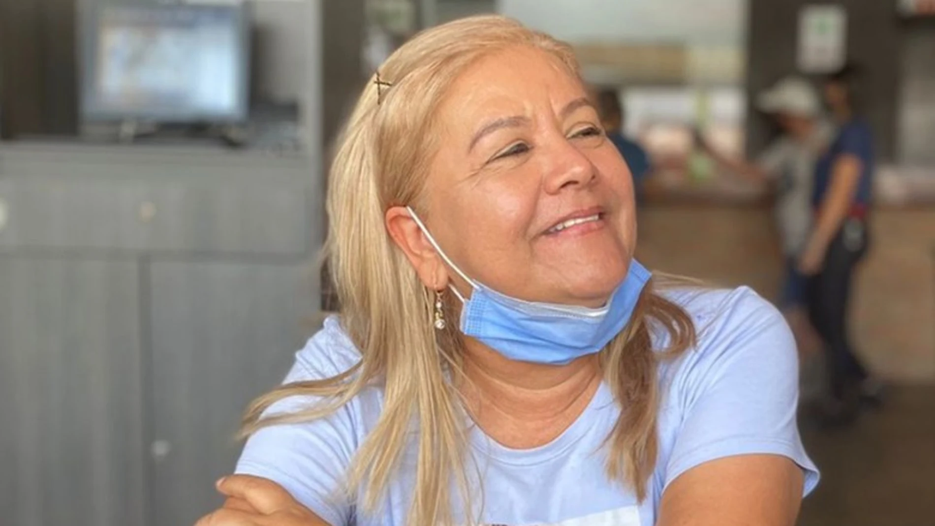 La colombiana Martha Liria Sepúlveda, enferma del ELA