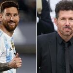 Leo Messi y Diego Pablo Simeone.