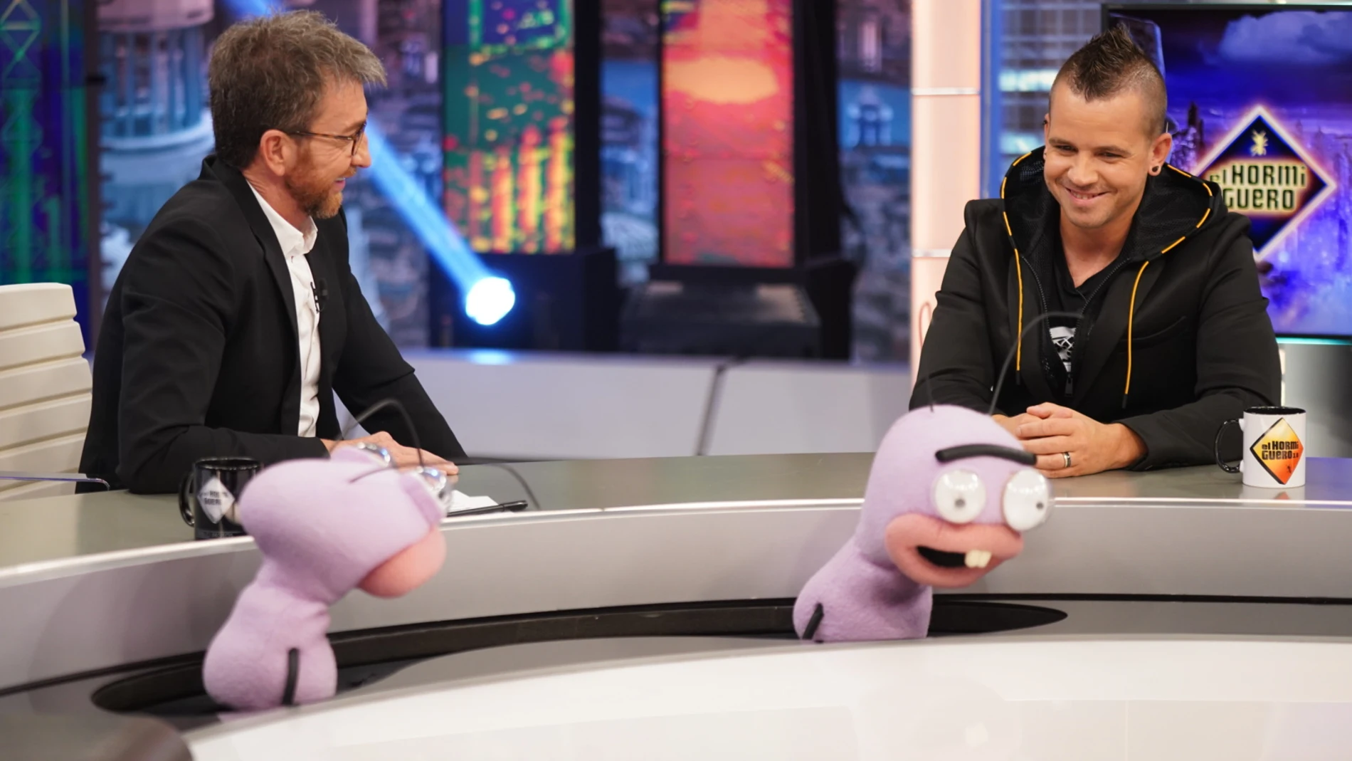 Dabiz muñoz con Pablo Motos en "El hormiguero"