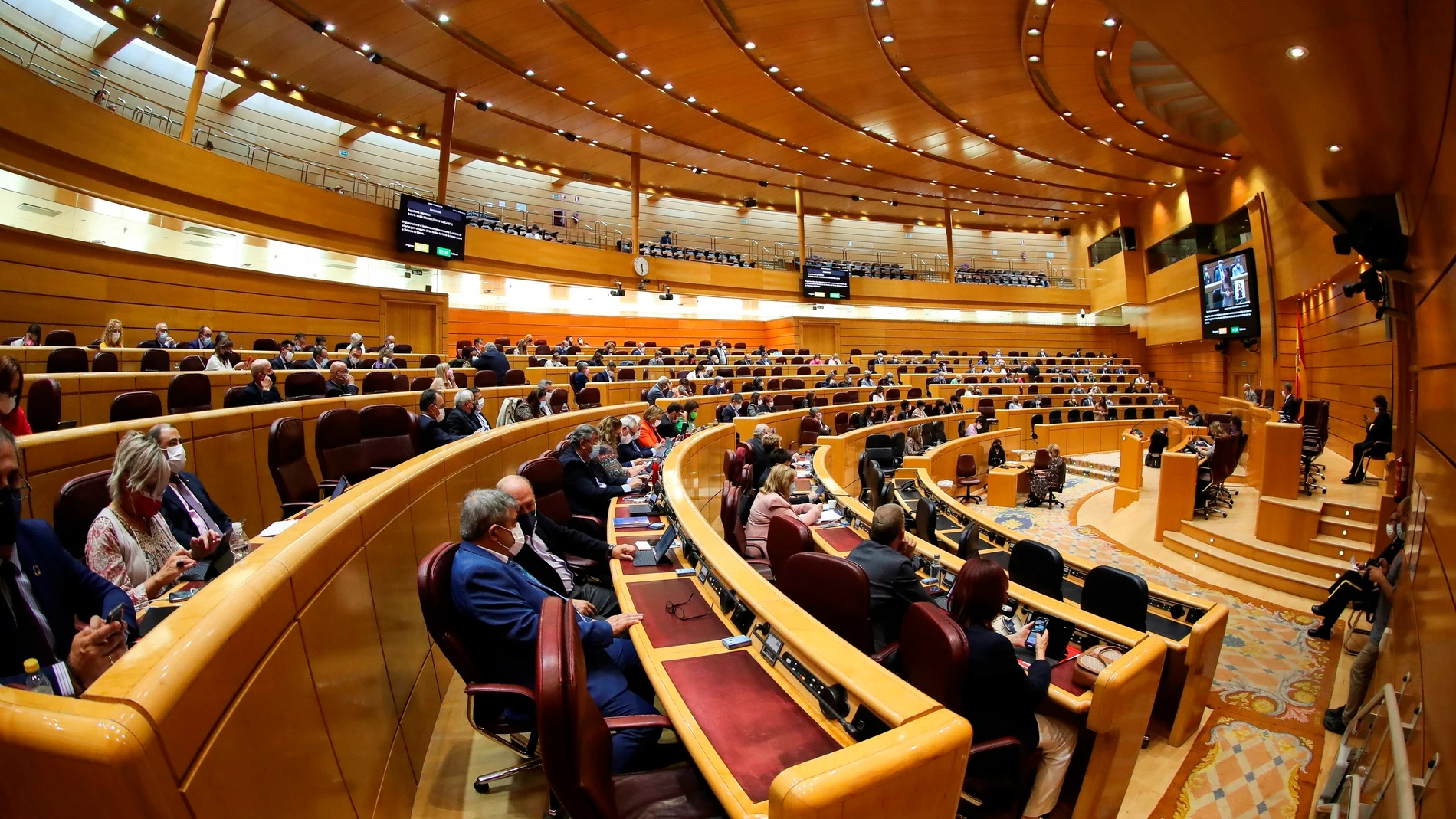 Un momento del pleno del Senado