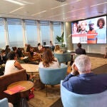 Presentación del informe de Sostenibilidad 2020 de Coca-Cola para España en la sede del Club Cámara de Comercio de Sevilla