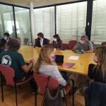 Reunión de los partidos de la oposición en Badalona para negociar la moción de censura