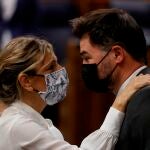 Díaz y Rufián felicitan la Navidad a Sánchez