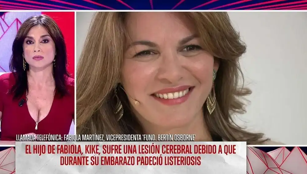 Fabiola Martínez en una de las promociones de 'Cuatro al día'
