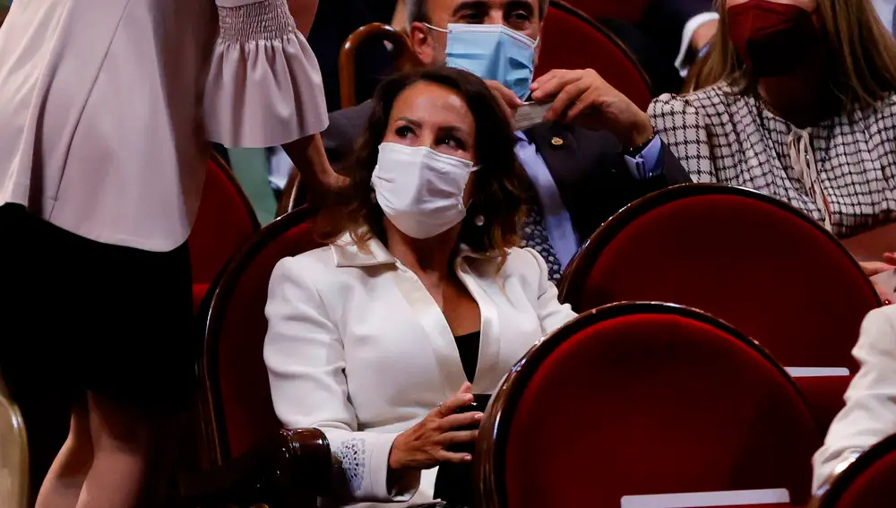 Paloma Rocasolano, madre de la Reina Letizia, asiste a la ceremonia de entrega de los Premios Princesa de Asturias