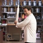 Pepe Rodríguez y Jordi Cruz, cocineros del programa Masterchef. Para el duelo de cocineros. © Luis Díaz. 21/7/17