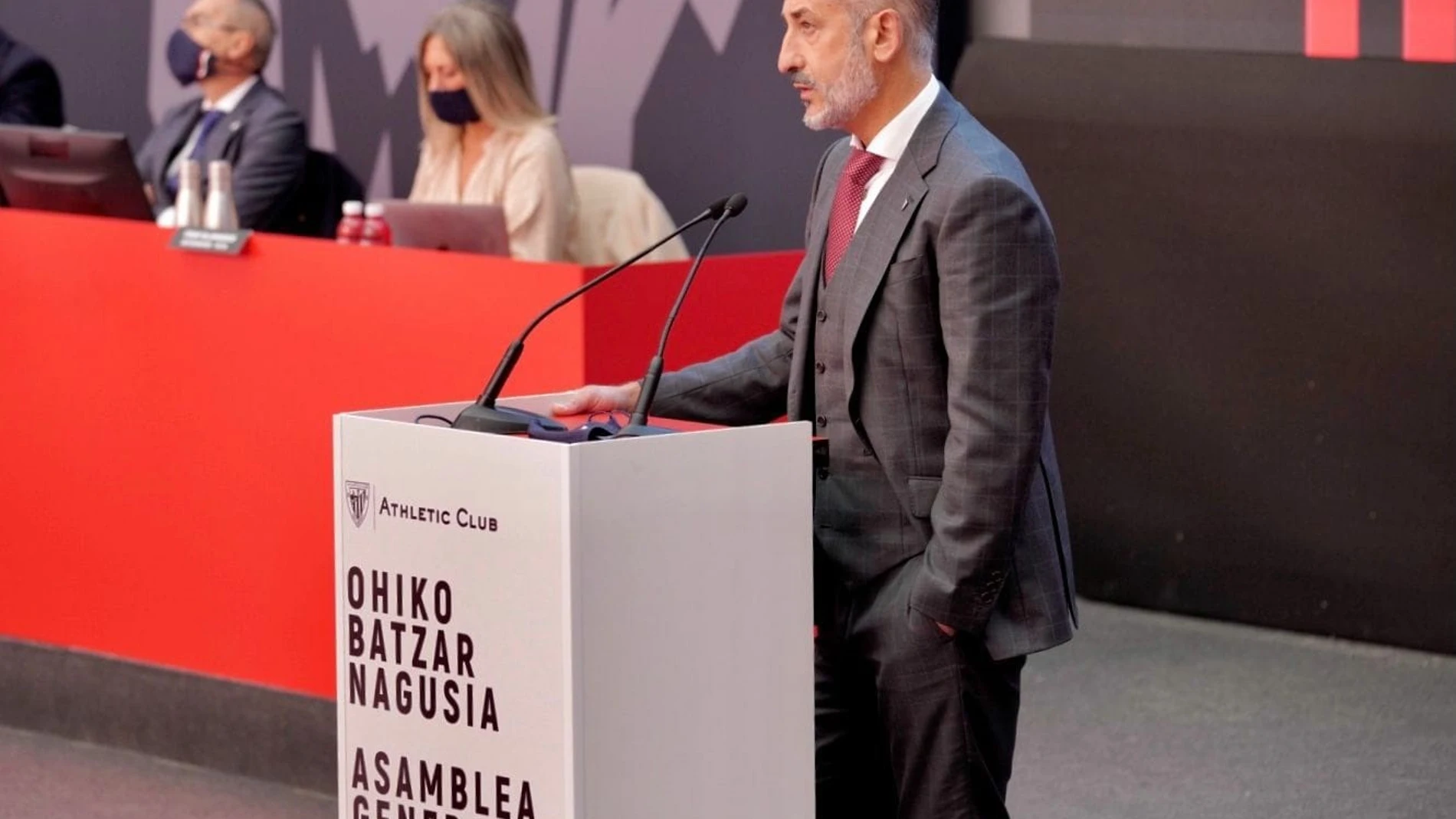 Aitor Elizegi, presidente del Athletic.