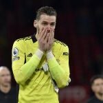 David de Gea, después de perder 0-5 con el Manchester United contra el Liverpool.