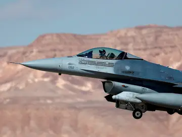 Un caza F-16i de EEUU participa en los ejercicios militares "Blue Flag" en Israel Un caza F-16i de EEUU participa en los ejercicios militares "Blue Flag" en Israel