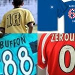 Los dorsales y el f&uacute;tbol