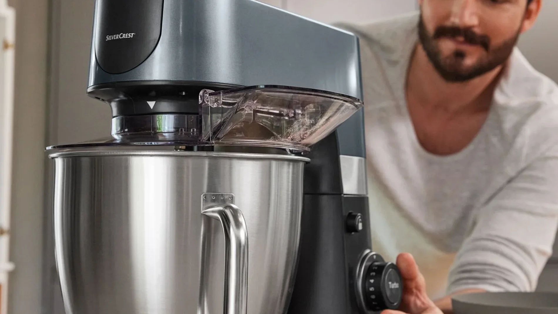 Robot de cocina profesional gris 1300 W