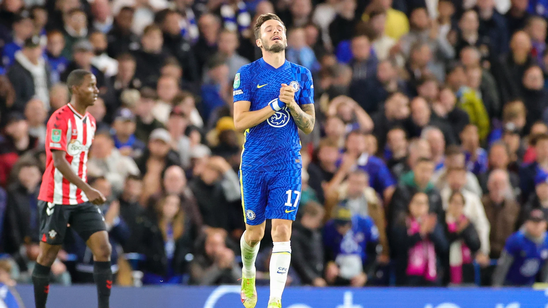 Saul Ñíguez no está contando con muchas oportunidades en el Chelsea.