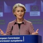 La presidenta de la Comisión Europea, Ursula von der Leyen