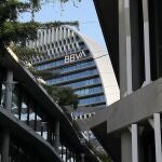Edificio de la sede corporativa de BBVA en Madrid, 'La Vela'.