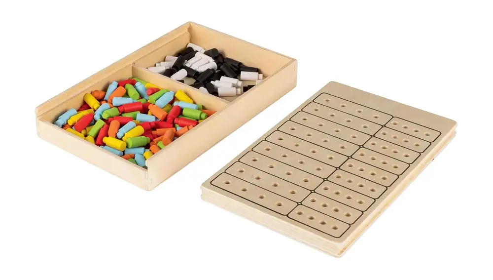 Juguete educativo de viaje en madera