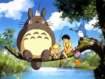 Escena de la pel&iacute;cula "Mi vecino Totoro"