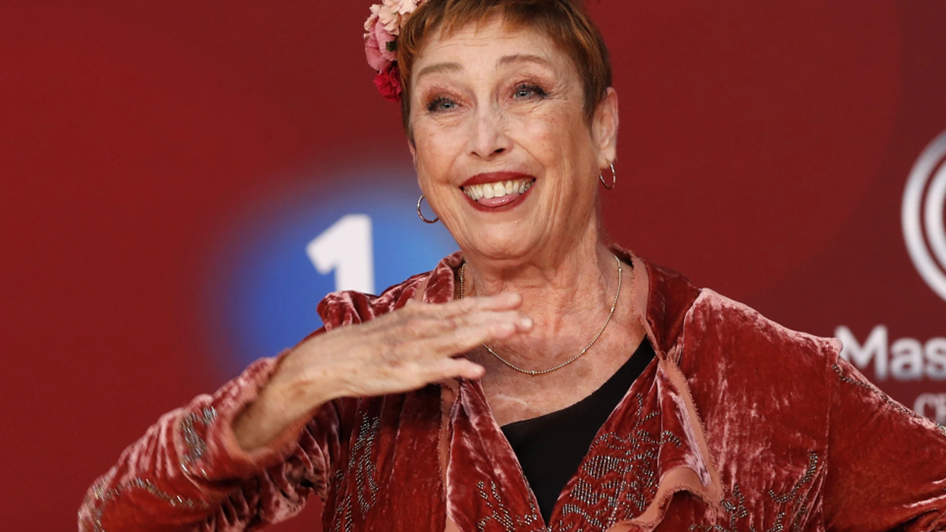 Verónica Forqué en la presentación de 'MasterChef Celebrity 6'