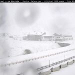 Imagen de la webcam de la estación invernal de San Isidro