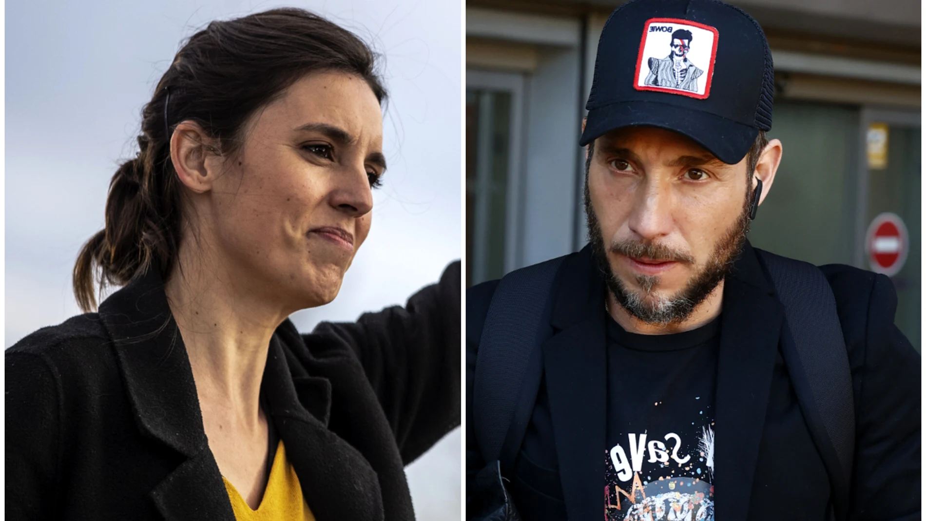 Irene Montero y Antonio David Flores