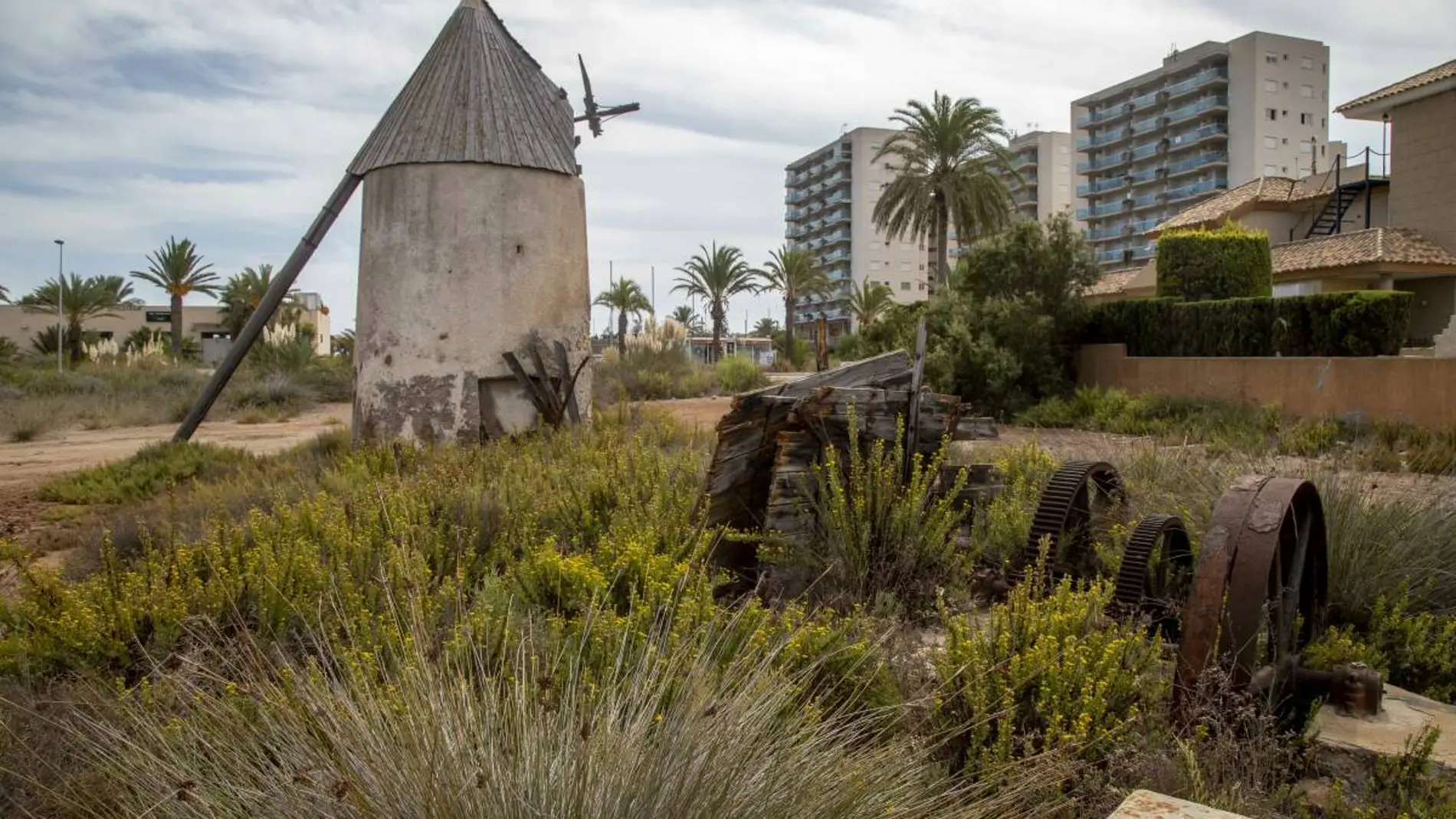 Los molinos salineros de Veneziola, la última incorporación a la Lista Roja de patrimonio en peligro de desaparecer de Hispania Nostra