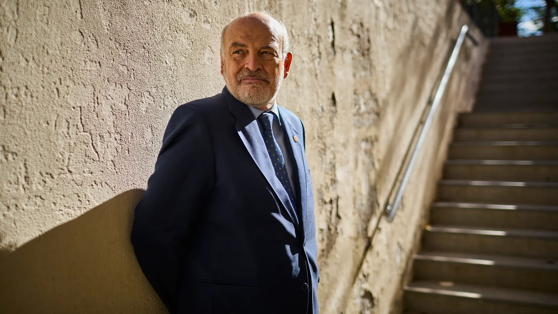 Rafael Sánchez Saus, director del Congreso Católicos y Vida, en el colegio San Pablo CEU