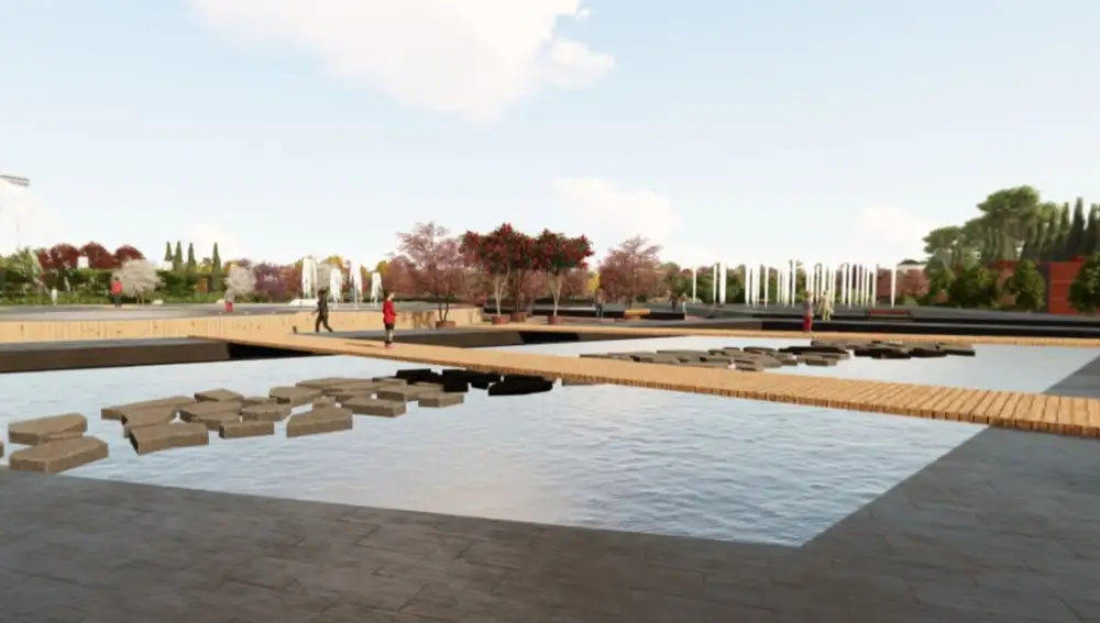 Parque sobre el Tercer Depósito del Canal de Isabel II