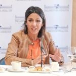 La presidenta del Parlamento andaluz, Marta Bosquet