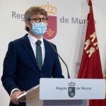 El consejero de Economía, Hacienda y Administración Digital de la Región de Murcia, Luis Alberto Marín