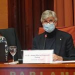 El conseller de Salud de la Generalitat, Josep Maria Argimon, en comisión parlamentariaPARLAMENT