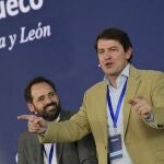 El presidente del Gobierno de la Junta de Castilla y León, Alfonso Fernández Mañueco en el XV Congreso Autonómico del PP Castilla-La Mancha