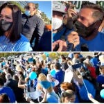 Concentración por los Flores-Moreno en Málaga