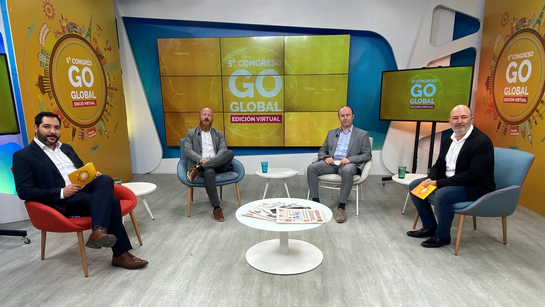 Expertos en el plató del Go Global 2020