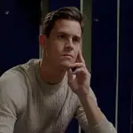 El periodista Edu Aguirre durante una entrevista.