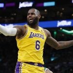 LeBron James, jugador de Los Angeles Lakers