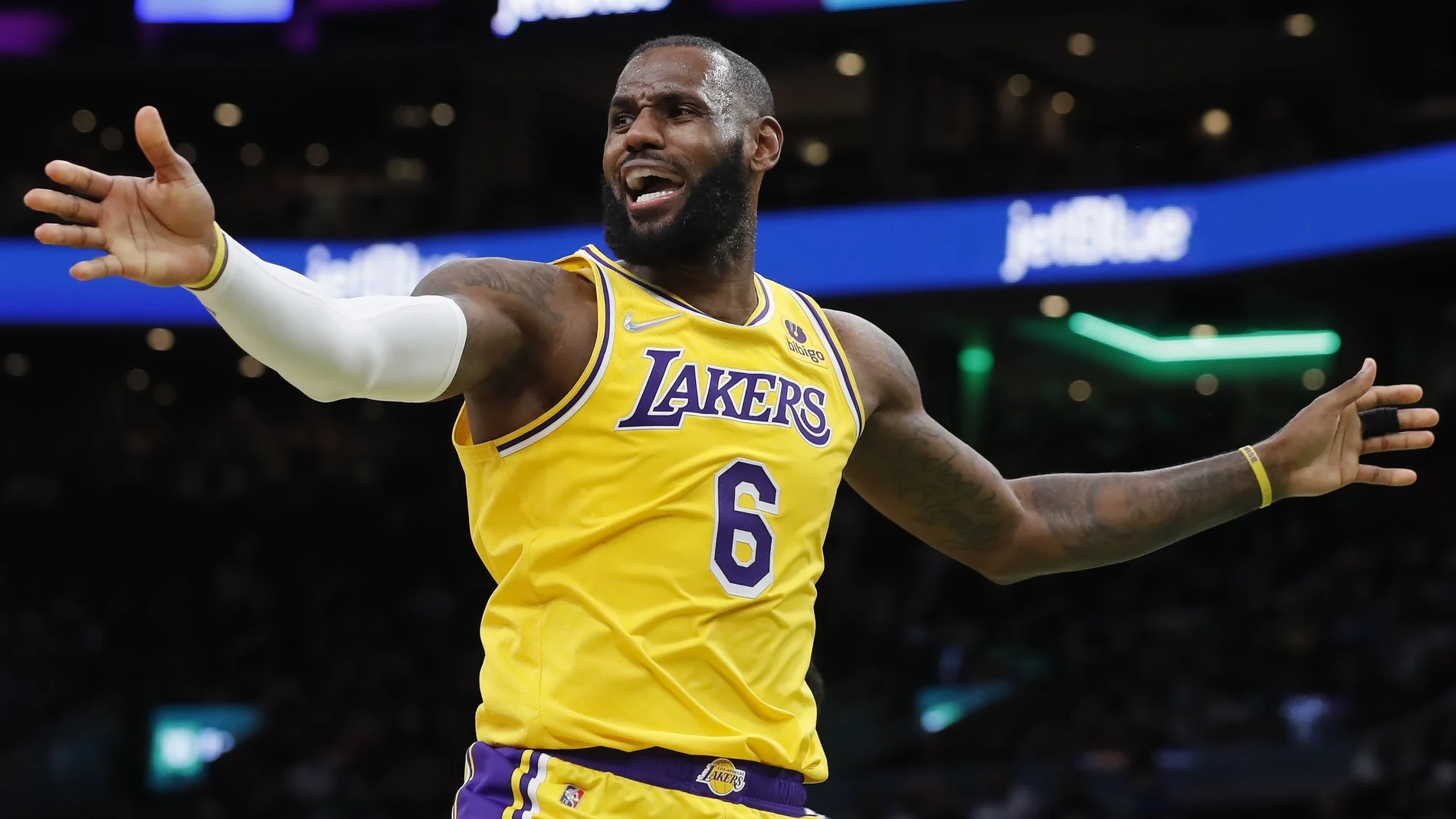 LeBron James, jugador de Los Angeles Lakers