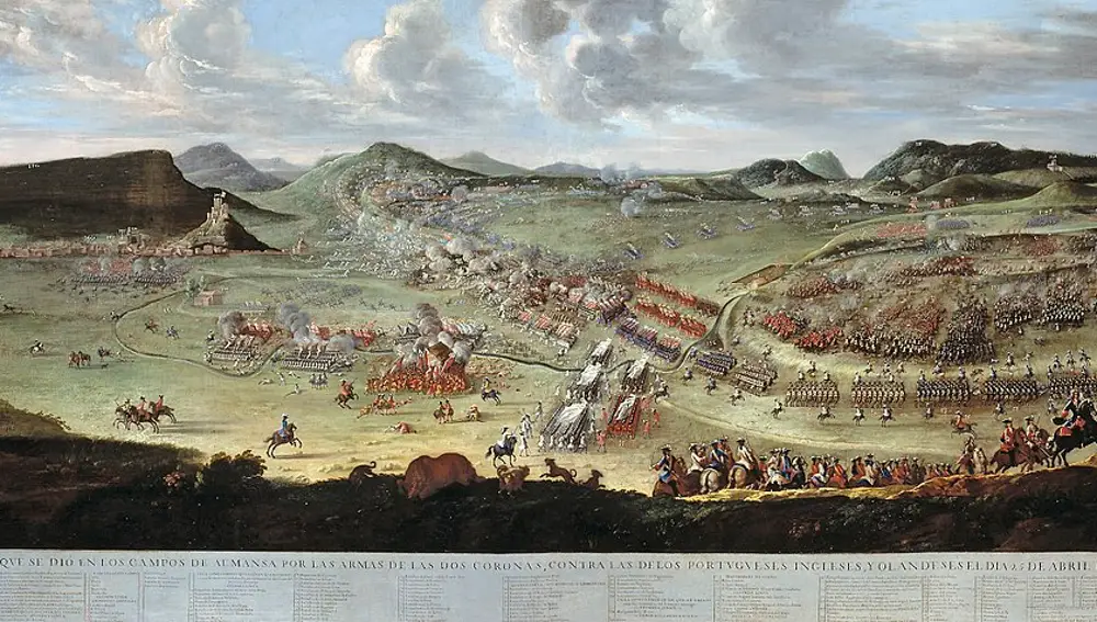 La Batalla de Almansa, óleo sobre lienzo, 161 x 390 cm, Madrid, Museo del Prado.
