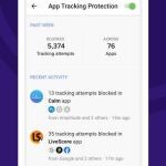 Captura del bloqueador de rastreadores de aplicaciones de DuckDuckGo / Europa Press