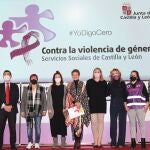 La consejera de Familia e Igualdad de Oportunidades, Isabel Blanco, clausura el acto conmemorativo del Día Internacional de la Eliminación de la Violencia contra la Mujer