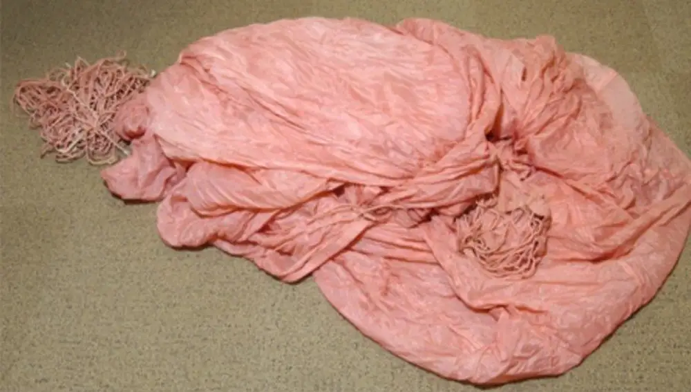 Imagen de uno de los paracaídas de DB Cooper