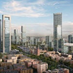 Imagen del skyline de Madrid Nuevo Norte