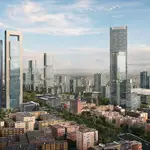 Imagen del skyline de Madrid Nuevo Norte