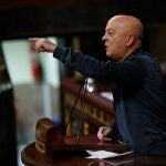 El diputado del PSOE Odón Elorza, interviene en el pleno del Congreso del miércoles que debate diversas secciones de los Presupuestos de 2022