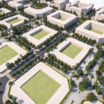 Imagen del proyecto que se desarrollará en Los Berrocales y que contará con dos millones de metros cuadrados en zonas verdes